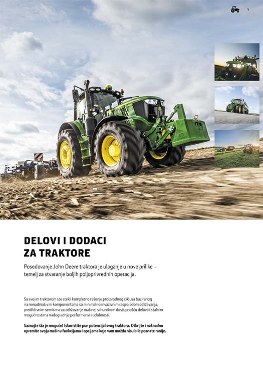 Delovi i priključna oprema za traktore