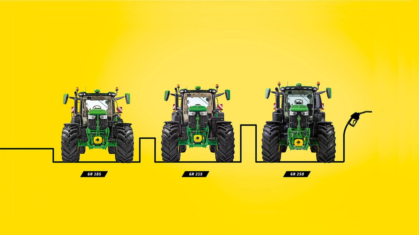 traktori serije 6r veliki žuti
