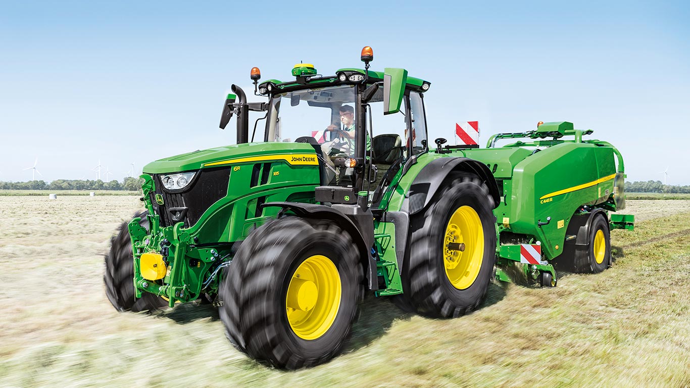 Traktor 6r185 balirka c441r velika slika